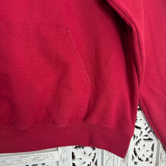 Y2K red Champion Boulder Colorado logo sweatshirt hoodie size large   Embroidere - Picture 2 of 10